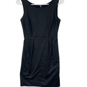 Kate Spade Dress Women’s 0 Black Sleeveless Round Neck Short Shift Classic‎